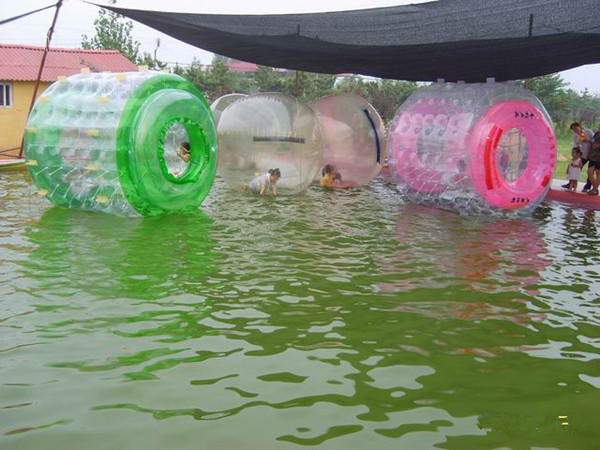 通风式双层水上滚筒